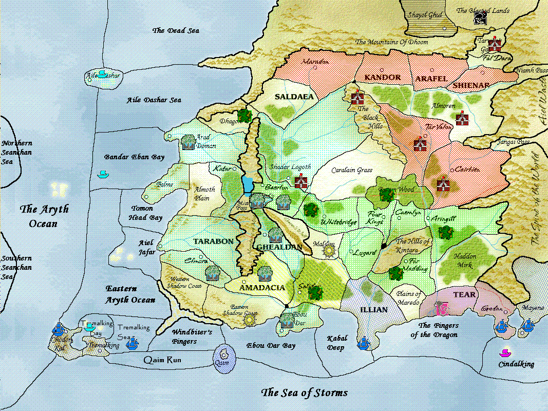 Wheel Of Time Map Shadar Logoth