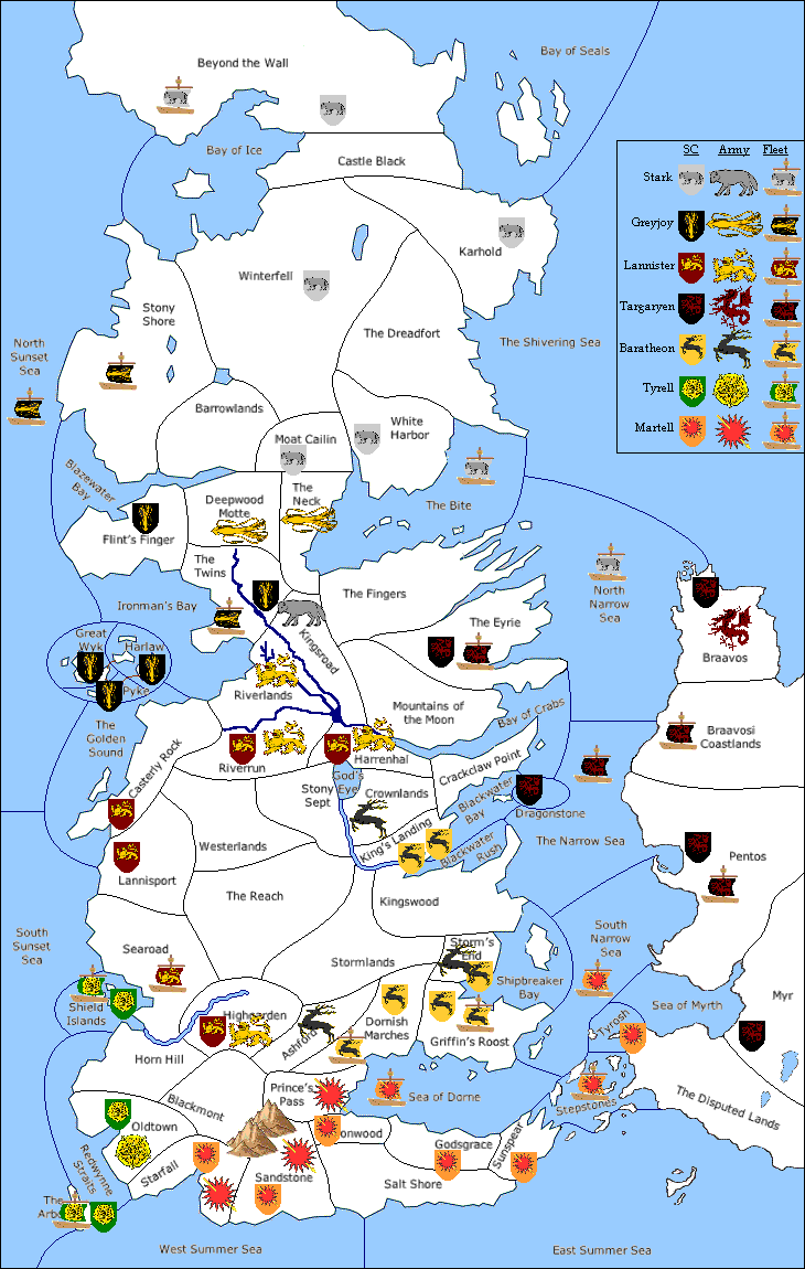 Westeros Map Game Of Thrones As Crônicas De Gelo E Fogo Jardins
